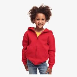 FRUIT OF THE LOOM 62-035-0 - Premium Hooded Sweat Jacket Kids