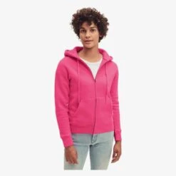 FRUIT OF THE LOOM 62-118-0 - Premium Hooded Sweat Jacket Lady-Fit