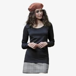 457 - Ladies Stretch LS Tee Extra Lang