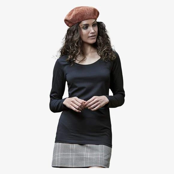 457 - Ladies Stretch LS Tee Extra Lang 1 457 - Ladies Stretch LS Tee Extra Lang