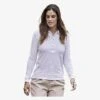 146 - Ladies Luxury LS Stretch Polo