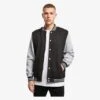 Build Your Brand BY015 - Sweat College Jacket