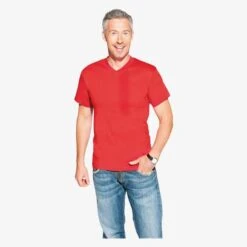 3025F - Premium V-Neck-T
