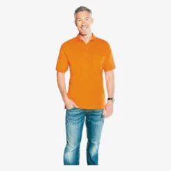 4100F - Men´s Heavy Polo Pocket