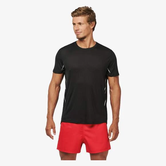 PROACT PA465 - T-SHIRT BI-MATIÈRE SPORT MANCHES COURTES 1 PROACT PA465 - T-SHIRT BI-MATIÈRE SPORT MANCHES COURTES