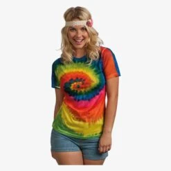 TD021 - Ladies Sublimated Rainbow T