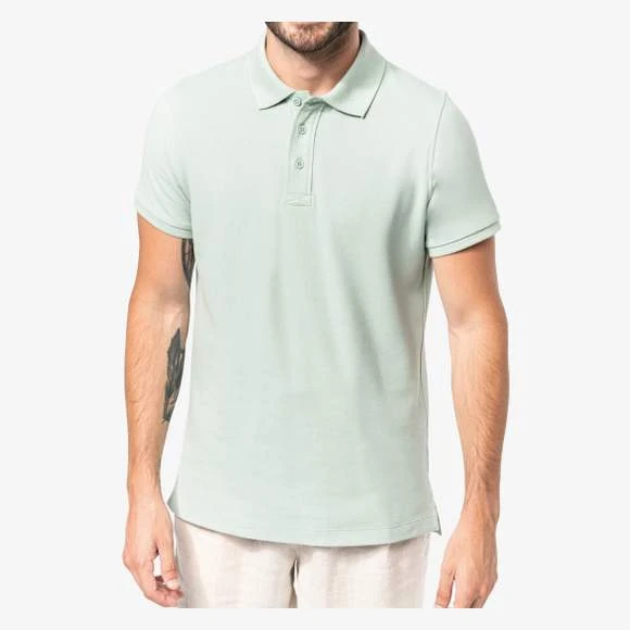 KARIBAN K209 - Polo Piqué BIO Manches Courtes Homme 1 KARIBAN K209 - Polo Piqué BIO Manches Courtes Homme