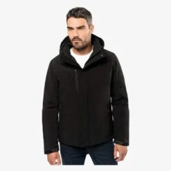 KARIBAN K650 - Parka Softshell Doublée Capuche Homme