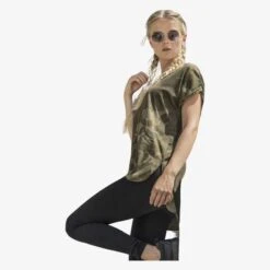 Build Your Brand BY064 - Ladies Camo Tee
