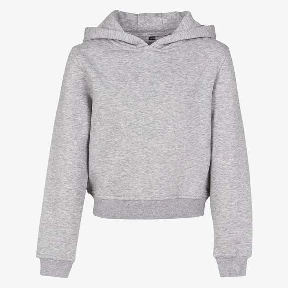Build Your Brand BY113 - Girls Cropped Sweat Hoody 1 Build Your Brand BY113 - Girls Cropped Sweat Hoody