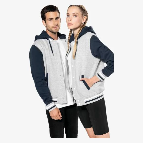 KARIBAN K4003 - Blouson Teddy à Capuche Unisexe 1 KARIBAN K4003 - Blouson Teddy à Capuche Unisexe