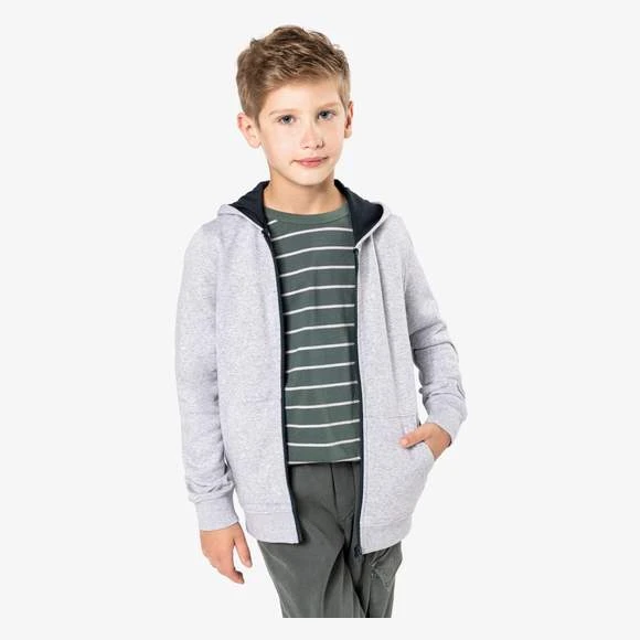 KARIBAN K486 - Sweat-shirt Zippé Capuche Enfant 1 KARIBAN K486 - Sweat-shirt Zippé Capuche Enfant