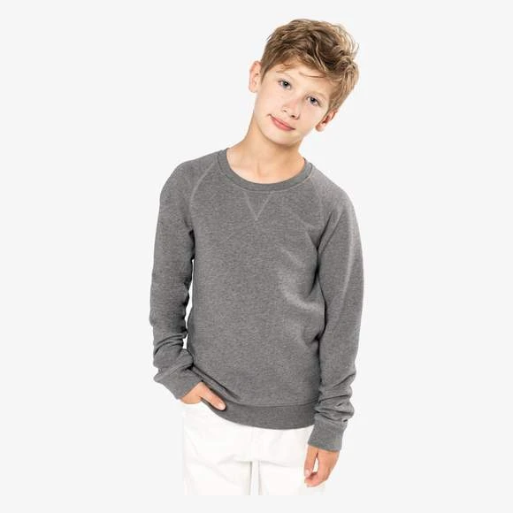 KARIBAN K490 - Sweat-shirt Bio Manches Raglan Enfant 1 KARIBAN K490 - Sweat-shirt Bio Manches Raglan Enfant