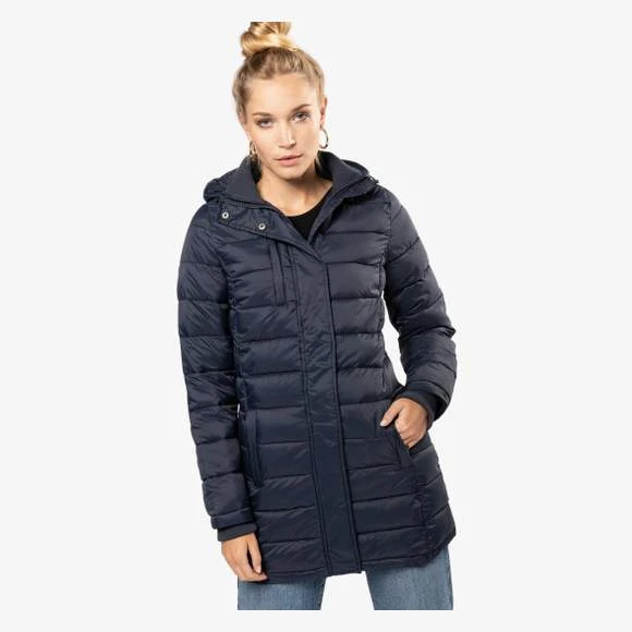 KARIBAN K6129 - Parka Doudoune Légère à Capuche Femme 1 KARIBAN K6129 - Parka Doudoune Légère à Capuche Femme