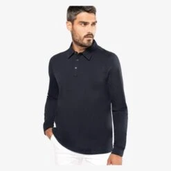 KARIBAN K264 - Polo Jersey Manches Longues Homme