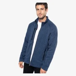 KARIBAN K9106 - Veste Zippée Chinée Homme