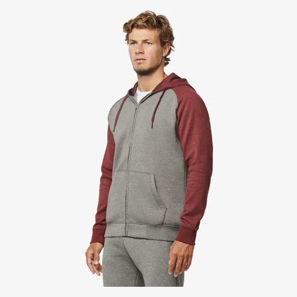 PROACT PA380 - Veste Molleton Zippée Capuche Bicolore Unisexe 1 PROACT PA380 - Veste Molleton Zippée Capuche Bicolore Unisexe