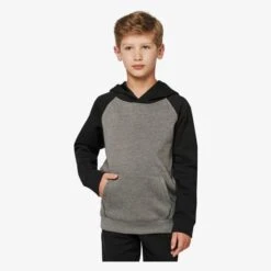 PROACT PA370 - Sweat-shirt Capuche Bicolore Enfant