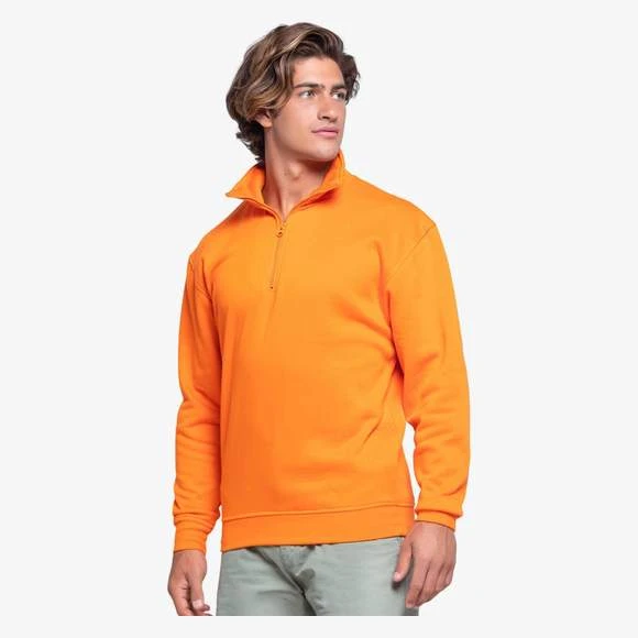SWRAZIP - Half Zip Sweat Shirt 1 SWRAZIP - Half Zip Sweat Shirt