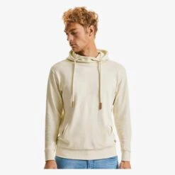 R-209M-0 - Pure Organic High Collar Hooded Sweat