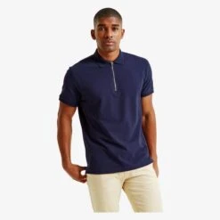 AQ013 - Polo Homme à Fermeture éclair