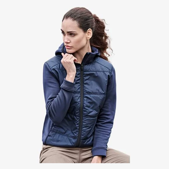 9113 - Women's Hybrid-stretch Hooded Jacket 1 9113 - Women's Hybrid-stretch Hooded Jacket