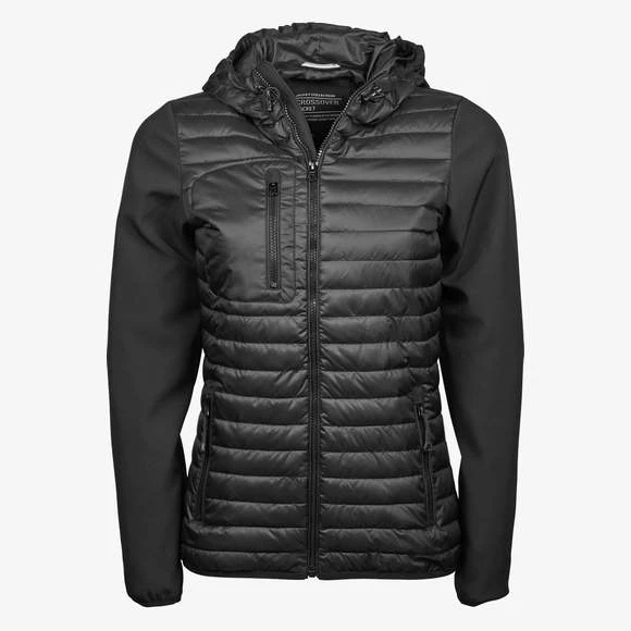 9629 - Women's Hooded Crossover Jacket 1 9629 - Women's Hooded Crossover Jacket