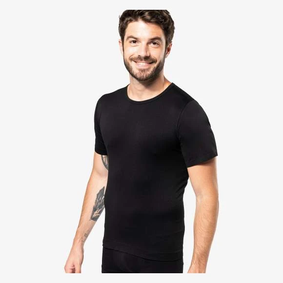 KARIBAN K3044 - T-shirt Seconde Peau écoresponsable Manches Courtes Homme 1 KARIBAN K3044 - T-shirt Seconde Peau écoresponsable Manches Courtes Homme