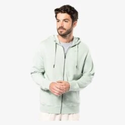 KARIBAN K4008 - Sweat-shirt French Terry écoresponsable Zippé à Capuche Unisexe