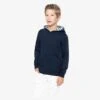 KARIBAN K4014 - Sweat-shirt à Capuche Contrastée à Motifs Enfant Unisexe