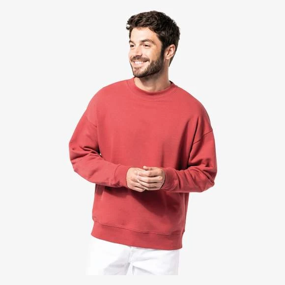KARIBAN K4032 - Sweat-shirt écoresponsable Oversize à Col Rond Unisexe 1 KARIBAN K4032 - Sweat-shirt écoresponsable Oversize à Col Rond Unisexe