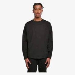 Build Your Brand BY198 - Oversized Cut On Sleeve Longsleeve