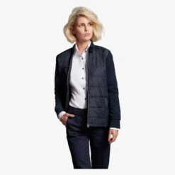 James & Nicholson JN1123 - Ladies´ Hybrid Sweat Jacket