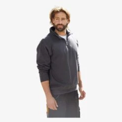 James & Nicholson JN831 - Workwear Half Zip Sweat