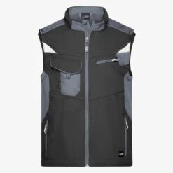 James & Nicholson JN845 - Workwear Softshell Vest -STRONG-