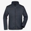 James & Nicholson JN762 - Men´s Knitted Fleece Jacket
