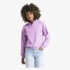 JH037 - Women's Cropped 1/4 Zip Sweat