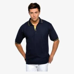 KK606 - Contrast Tipped Piqué