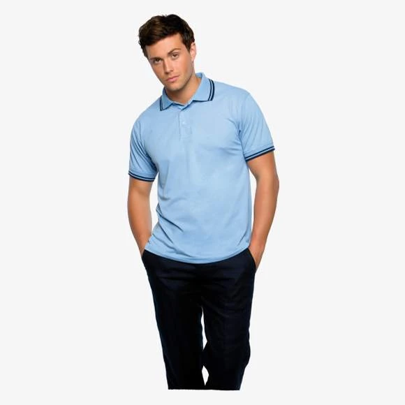 KK409 - Tipped Piqué Poloshirt 1 KK409 - Tipped Piqué Poloshirt