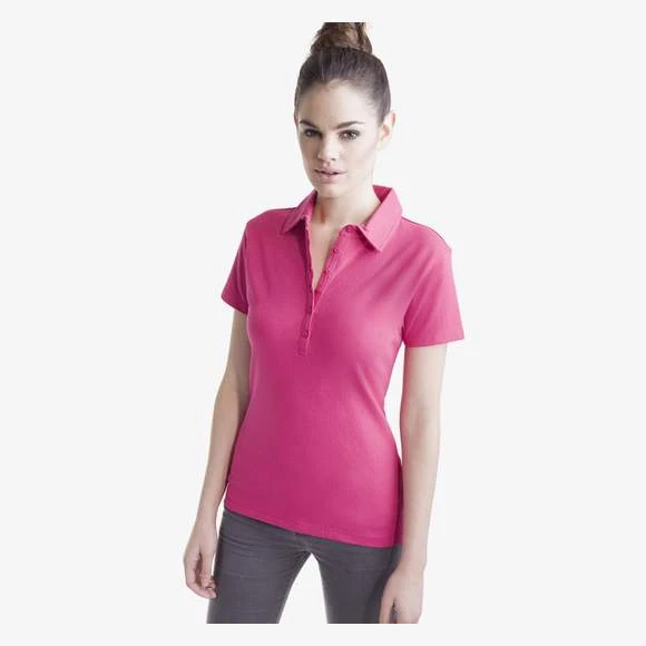 SK042 - Women's Short Sleeved Stretch Polo 1 SK042 - Women's Short Sleeved Stretch Polo