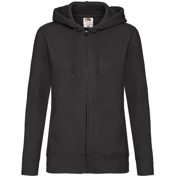 FRUIT OF THE LOOM 62-118-0 - Premium Hooded Sweat Jacket Lady-Fit 2 FRUIT OF THE LOOM 62-118-0 - Premium Hooded Sweat Jacket Lady-Fit – Image 2