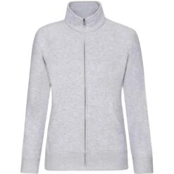 FRUIT OF THE LOOM 62-116-0 - Premium Sweat Jacket Lady-Fit -Nicholson Boutique aHR0cDovL21lZGlhMi5kZXNpZ25wYXJ0bmVyLmZyL2MvcC80NjgyLzQ2ODItNDA3LTEuanBn