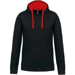 KARIBAN K446 - Sweat à Capuche Bicolore -Nicholson Boutique aHR0cDovL21lZGlhMi5kZXNpZ25wYXJ0bmVyLmZyL2MvcC80ODgwLzQ4ODAtMTM2NC0xLmpwZw