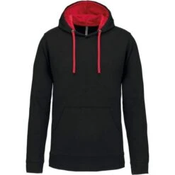 KARIBAN K446 - Sweat à Capuche Bicolore -Nicholson Boutique aHR0cDovL21lZGlhMi5kZXNpZ25wYXJ0bmVyLmZyL2MvcC80ODgwLzQ4ODAtMTMwNy0xLmpwZw