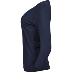 460 - Ladies 3/4 Sleeve Stretch Tee -Nicholson Boutique aHR0cDovL21lZGlhMi5kZXNpZ25wYXJ0bmVyLmZyL2MvcC82NzM2LzY3MzYtOTY0Ni0zLmpwZw