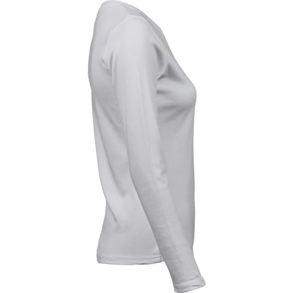 590 - Ladies LS Interlock T-Shirt 9 590 - Ladies LS Interlock T-Shirt – Image 9