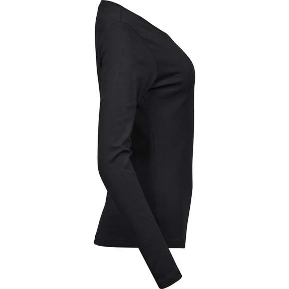 590 - Ladies LS Interlock T-Shirt 5 590 - Ladies LS Interlock T-Shirt – Image 5