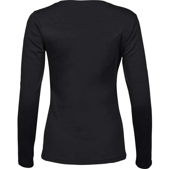 590 - Ladies LS Interlock T-Shirt 3 590 - Ladies LS Interlock T-Shirt – Image 3
