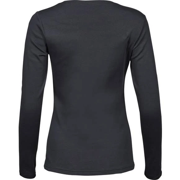 590 - Ladies LS Interlock T-Shirt 15 590 - Ladies LS Interlock T-Shirt – Image 15