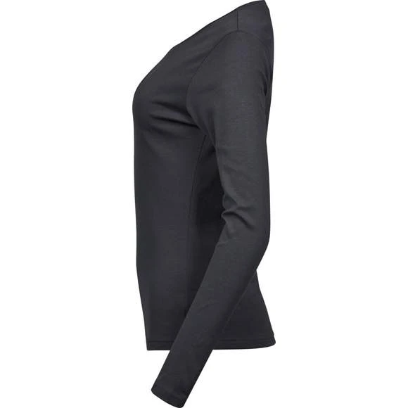 590 - Ladies LS Interlock T-Shirt 16 590 - Ladies LS Interlock T-Shirt – Image 16